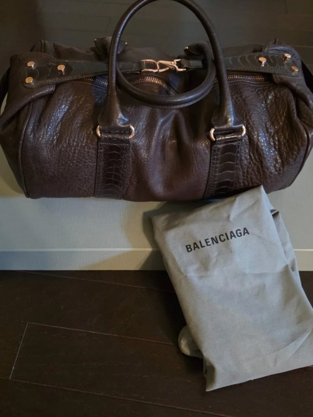 Balenciaga Large Whistle Boston Bag